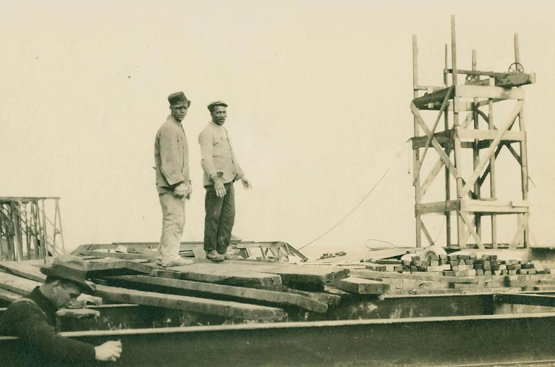 Calvert Hall under construction, University of Maryland