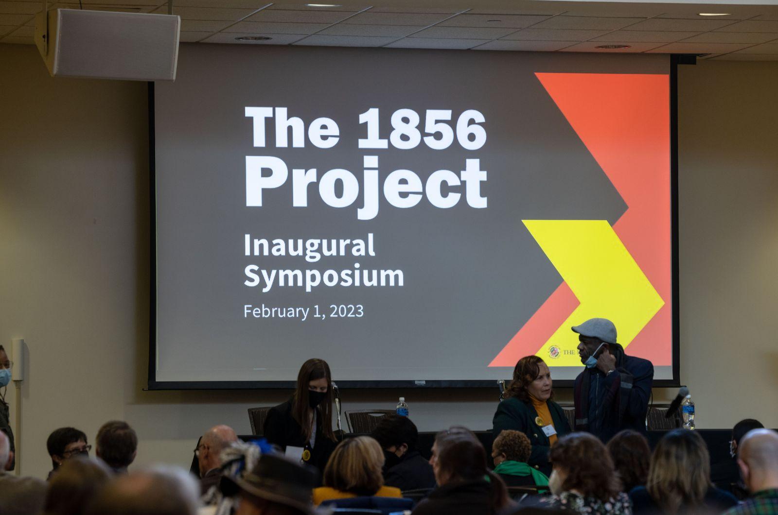 The 1856 Project Inaugural Symposium title slide